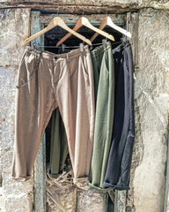 WILLIAM υφασμάτινο παντελόνι σε κανονική γραμμή - Bohoskull