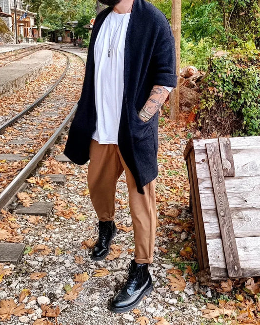 GRIGGIO παλτό one size oversized - Bohoskull