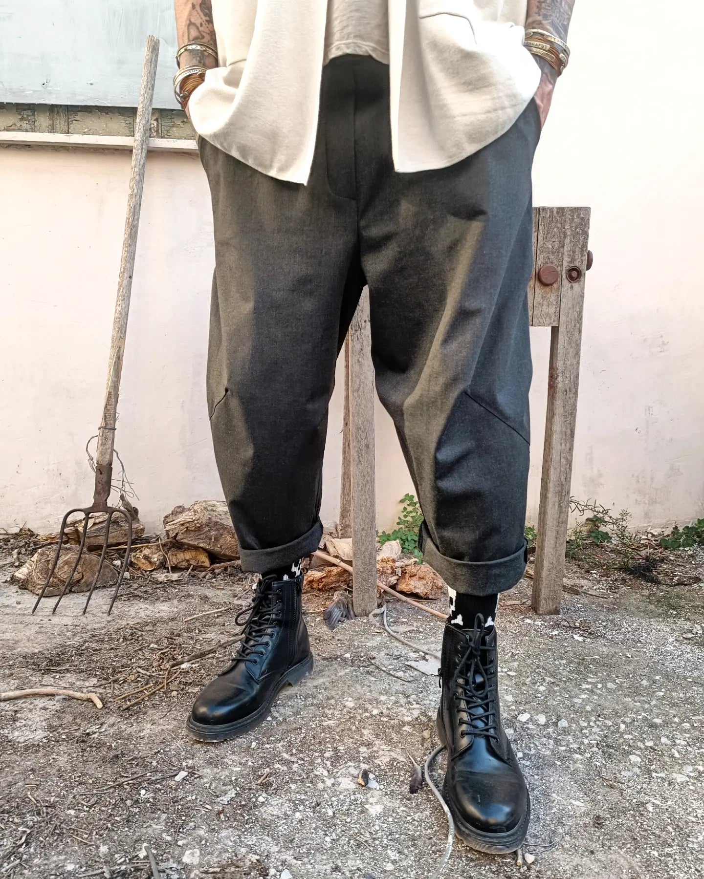 MELVIN παντελόνι σε άνετη γραμμή - Bohoskull