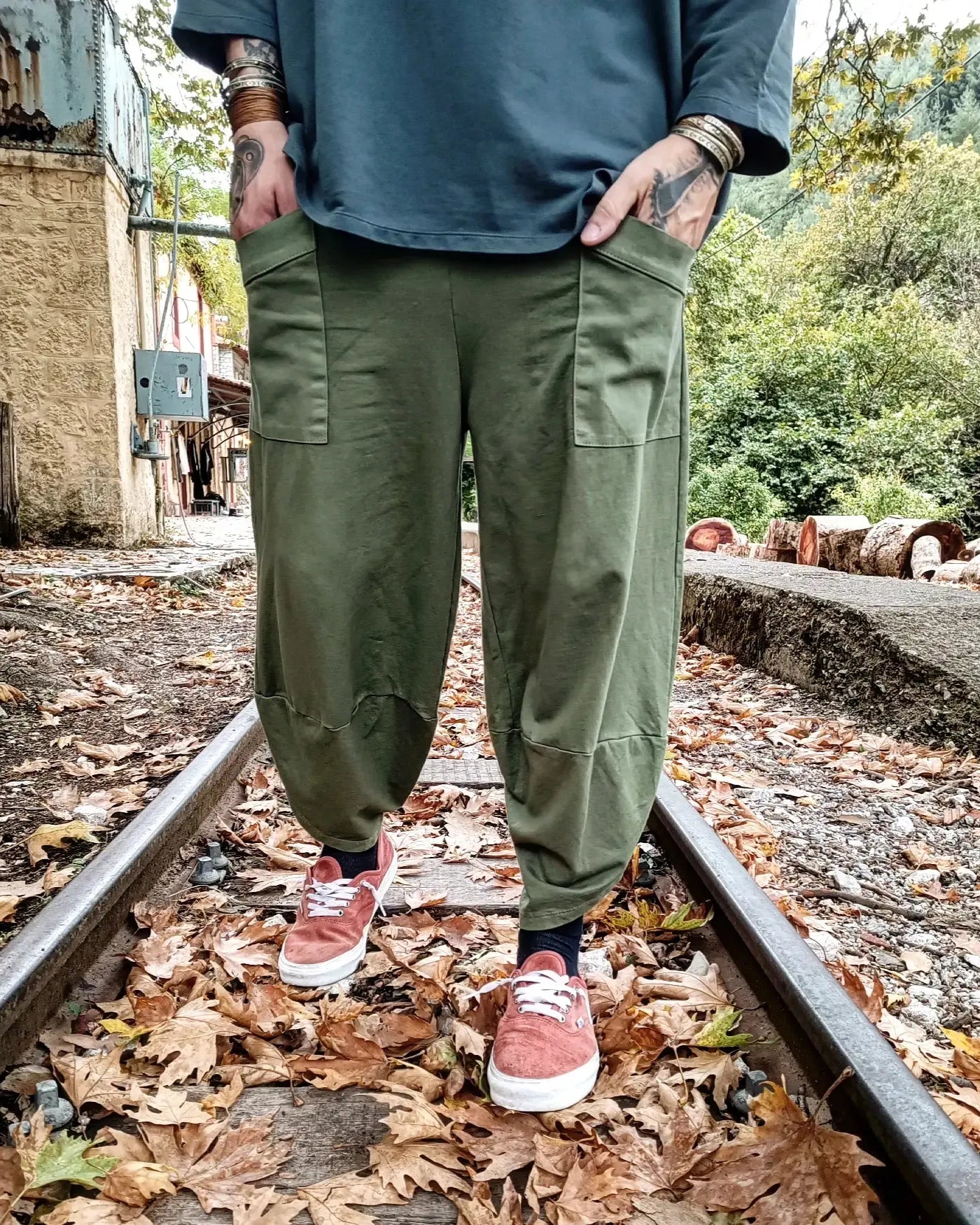 PRATO παντελόνι σε άνετη γραμμή - Bohoskull