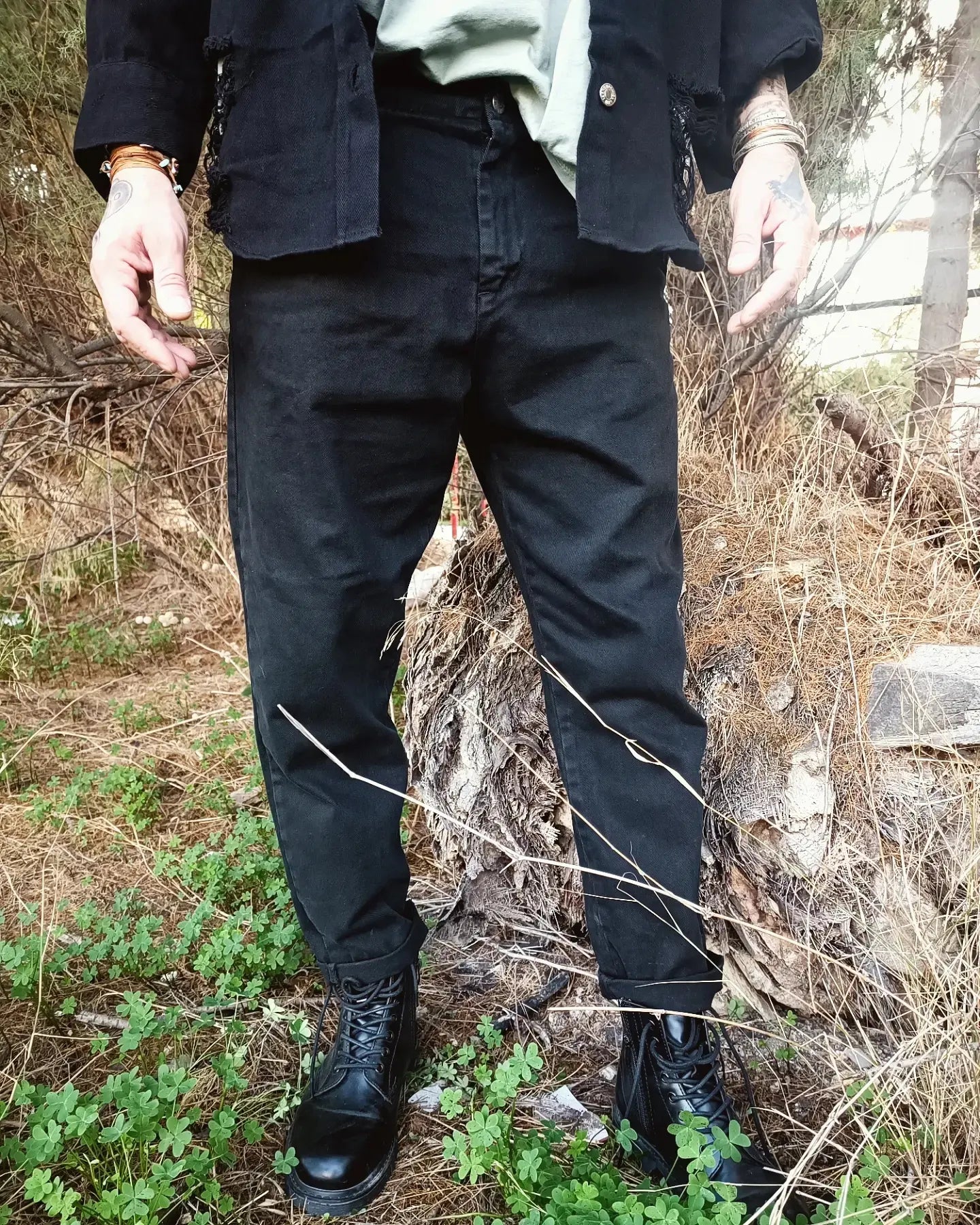 MYKOLA τζιν παντελόνι με κανονική προς άνετη γραμμή - Bohoskull