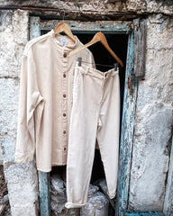 ANTIBES κοτλέ jacket-shirt - Bohoskull