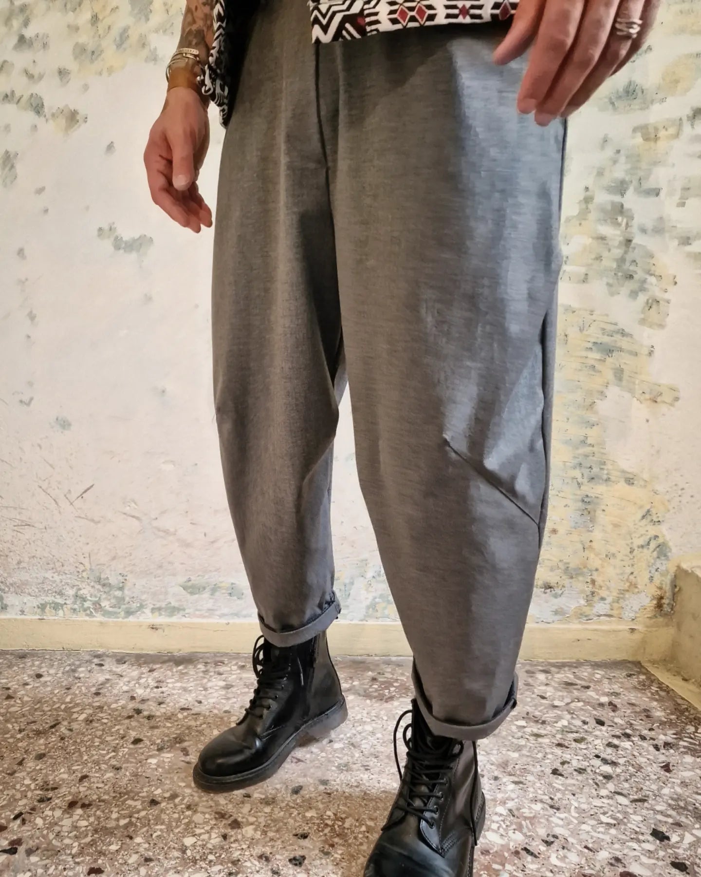 MELVIN παντελόνι σε άνετη γραμμή - Bohoskull