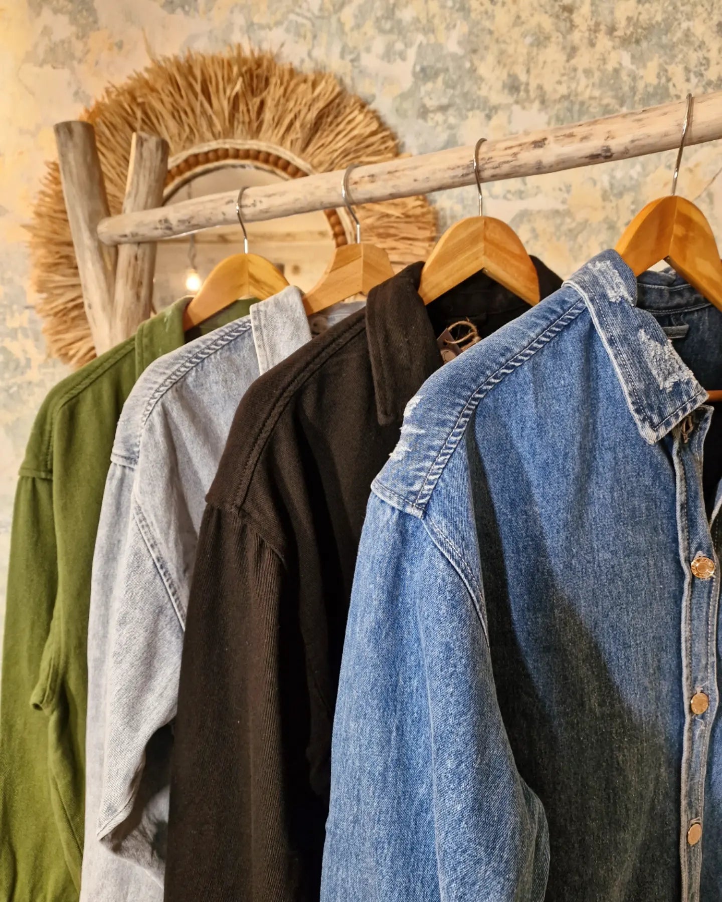 WOLFGANG JACKET-SHIRT oversized σε άνετη γραμμή - Bohoskull