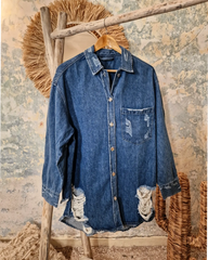 WOLFGANG JACKET-SHIRT oversized σε άνετη γραμμή - Bohoskull