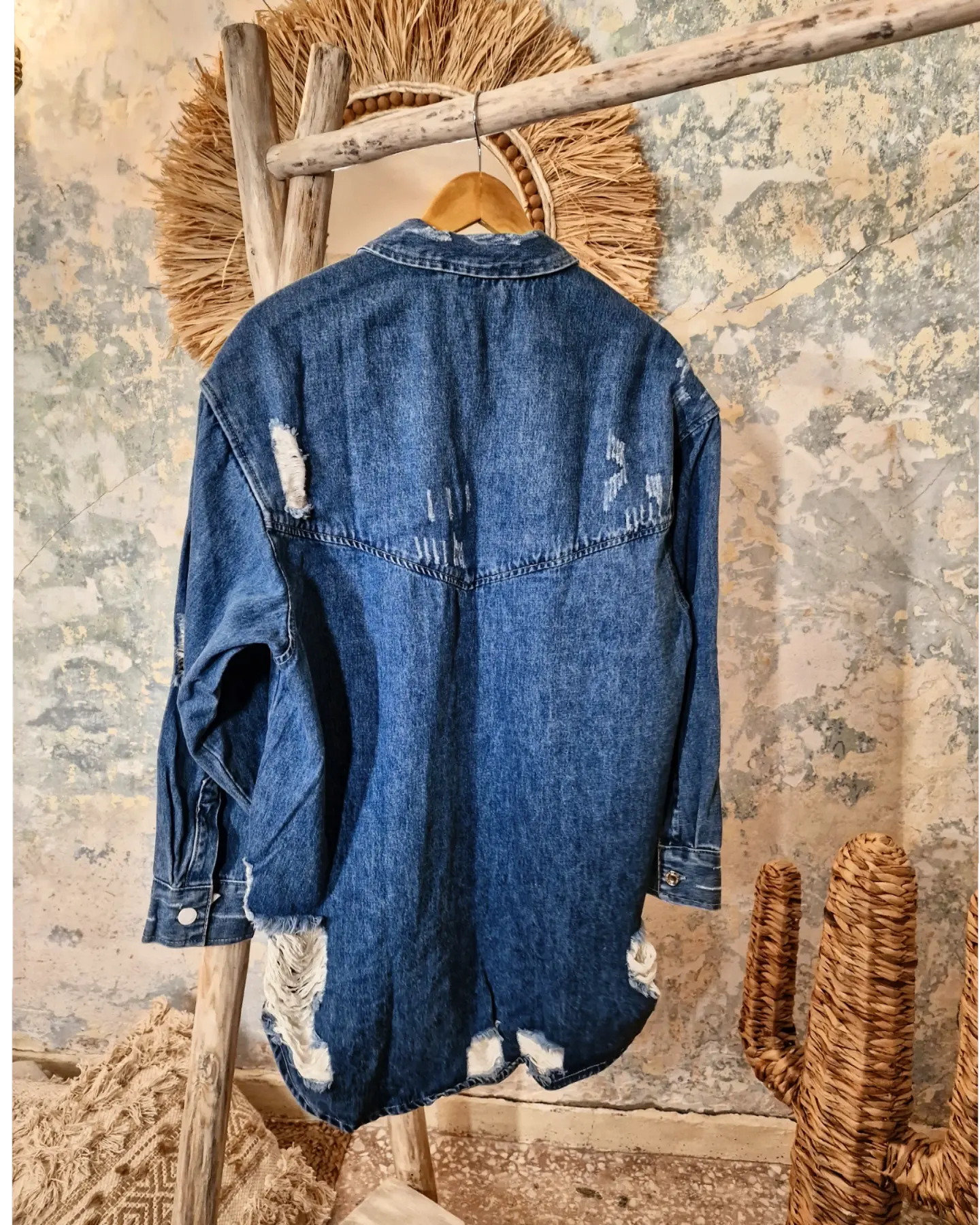 WOLFGANG JACKET-SHIRT oversized σε άνετη γραμμή - Bohoskull