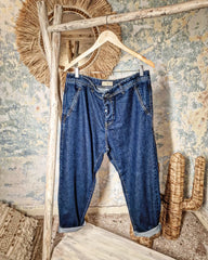 ADLER τζιν παντελόνι με κανονική προς άνετη γραμμή - Bohoskull