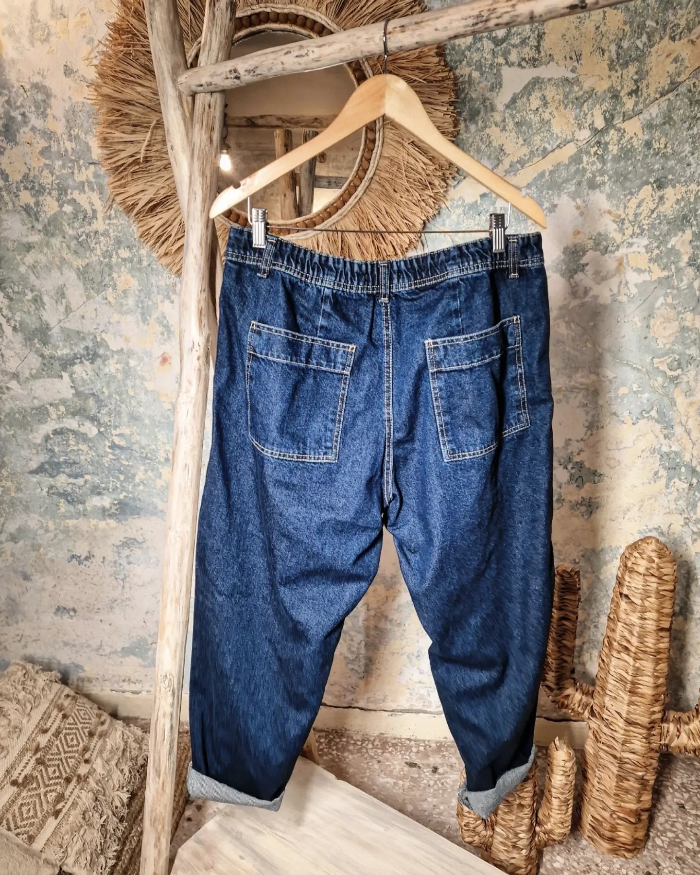 ADLER τζιν παντελόνι με κανονική προς άνετη γραμμή - Bohoskull