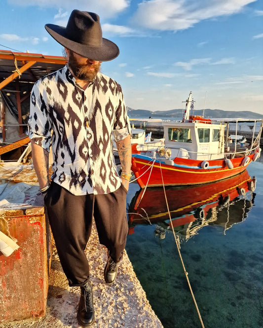 MAHALO MAO - πουκάμισο με κανονική γραμμή. - Bohoskull