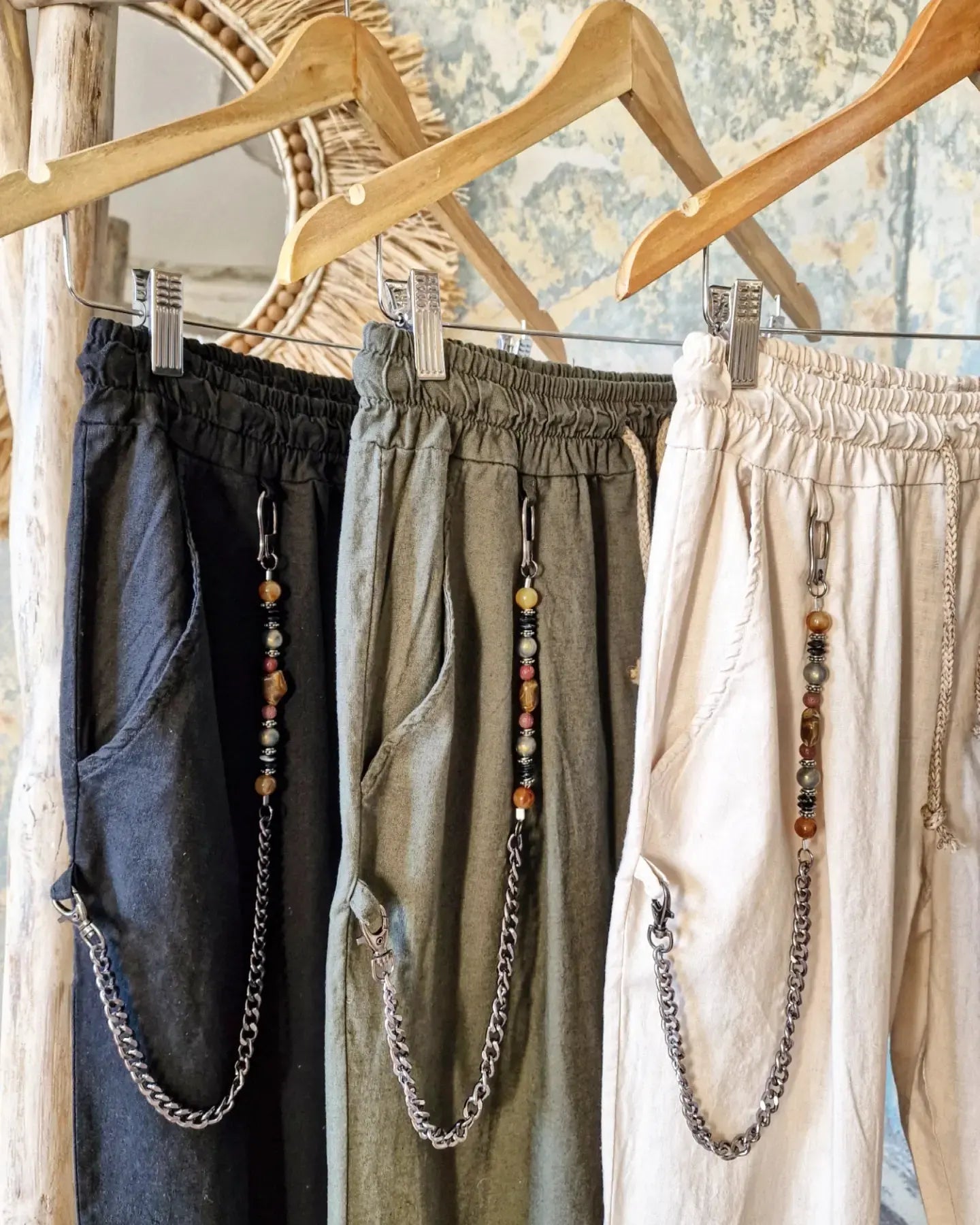 ARKAN παντελόνι με κανονική γραμμή - Bohoskull