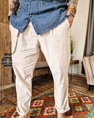 ARKAN παντελόνι με κανονική γραμμή - Bohoskull