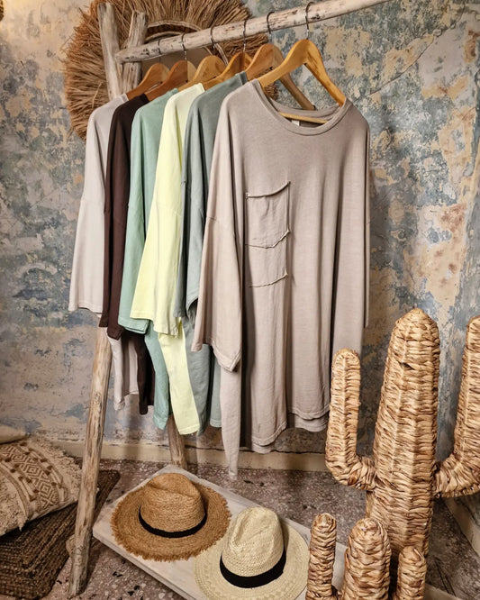 TOSCANA μπλούζα onesize oversized - Bohoskull