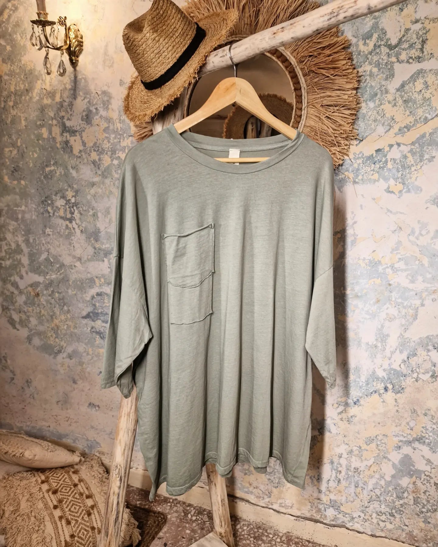 TOSCANA μπλούζα onesize oversized - Bohoskull