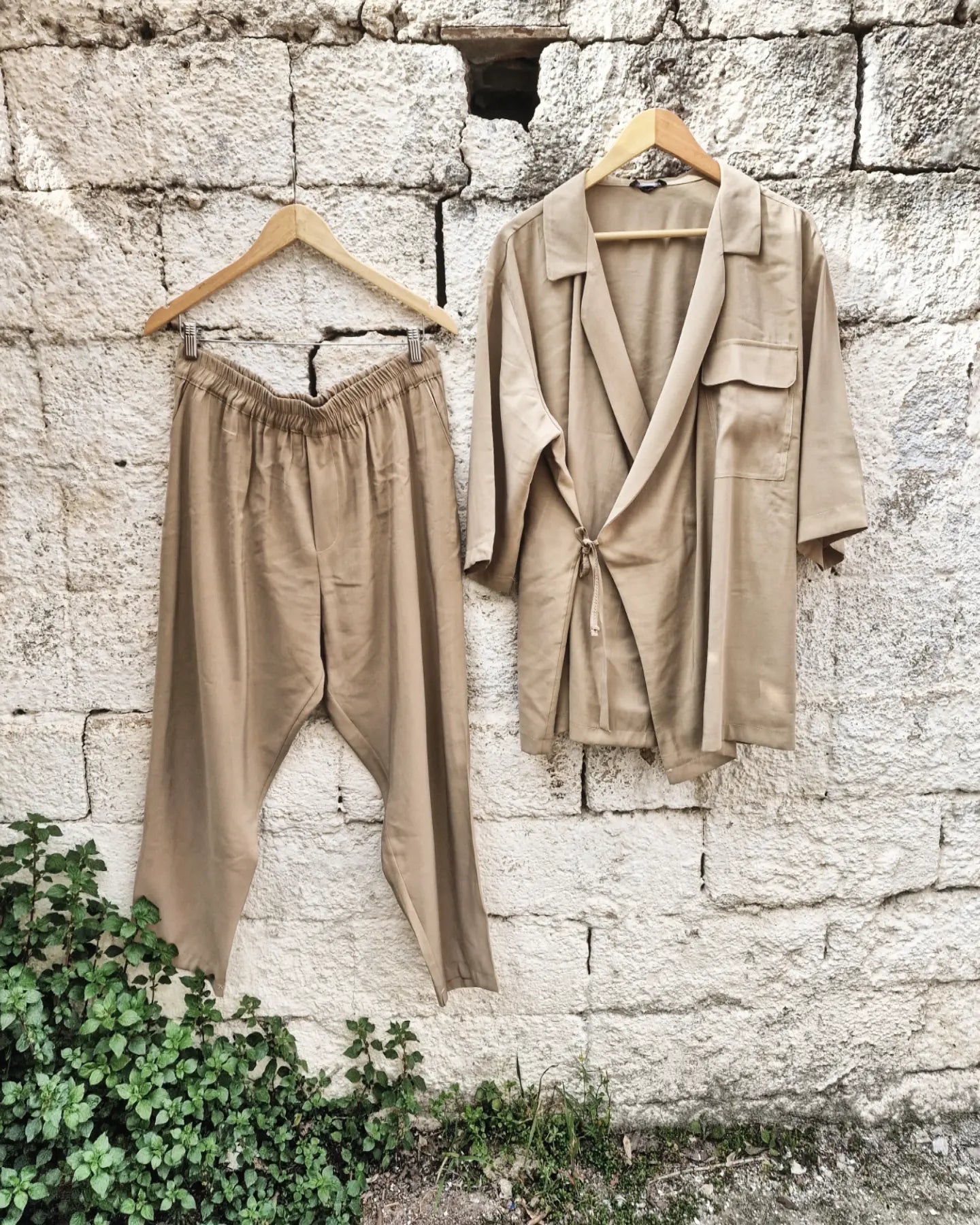 ALABAMA υφασμάτινο παντελόνι σε κανονική γραμμή - Bohoskull