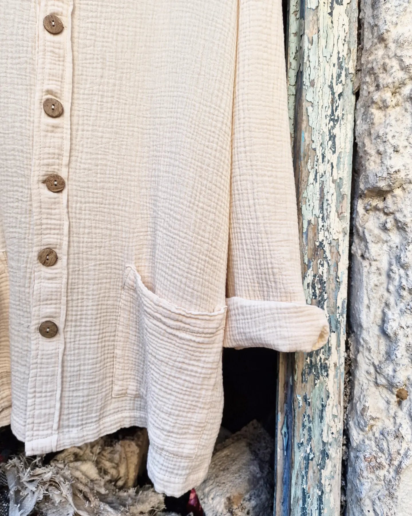 AJACCIO πουκάμισο oversized - Bohoskull