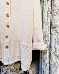 AJACCIO πουκάμισο oversized - Bohoskull