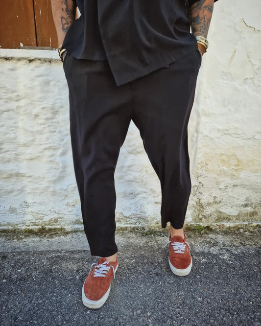 ALABAMA υφασμάτινο παντελόνι σε κανονική γραμμή - Bohoskull