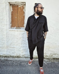 ALABAMA υφασμάτινο παντελόνι σε κανονική γραμμή - Bohoskull