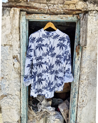 PALM TREE λινό πουκάμισο - Bohoskull