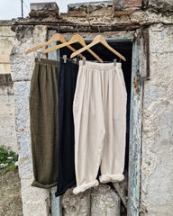 ETHAN βαμβακερό παντελόνι σε άνετη γραμμή - Bohoskull