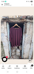 ARCADI Μπλούζα Onesize Oversized σε Άνετη Γραμμή