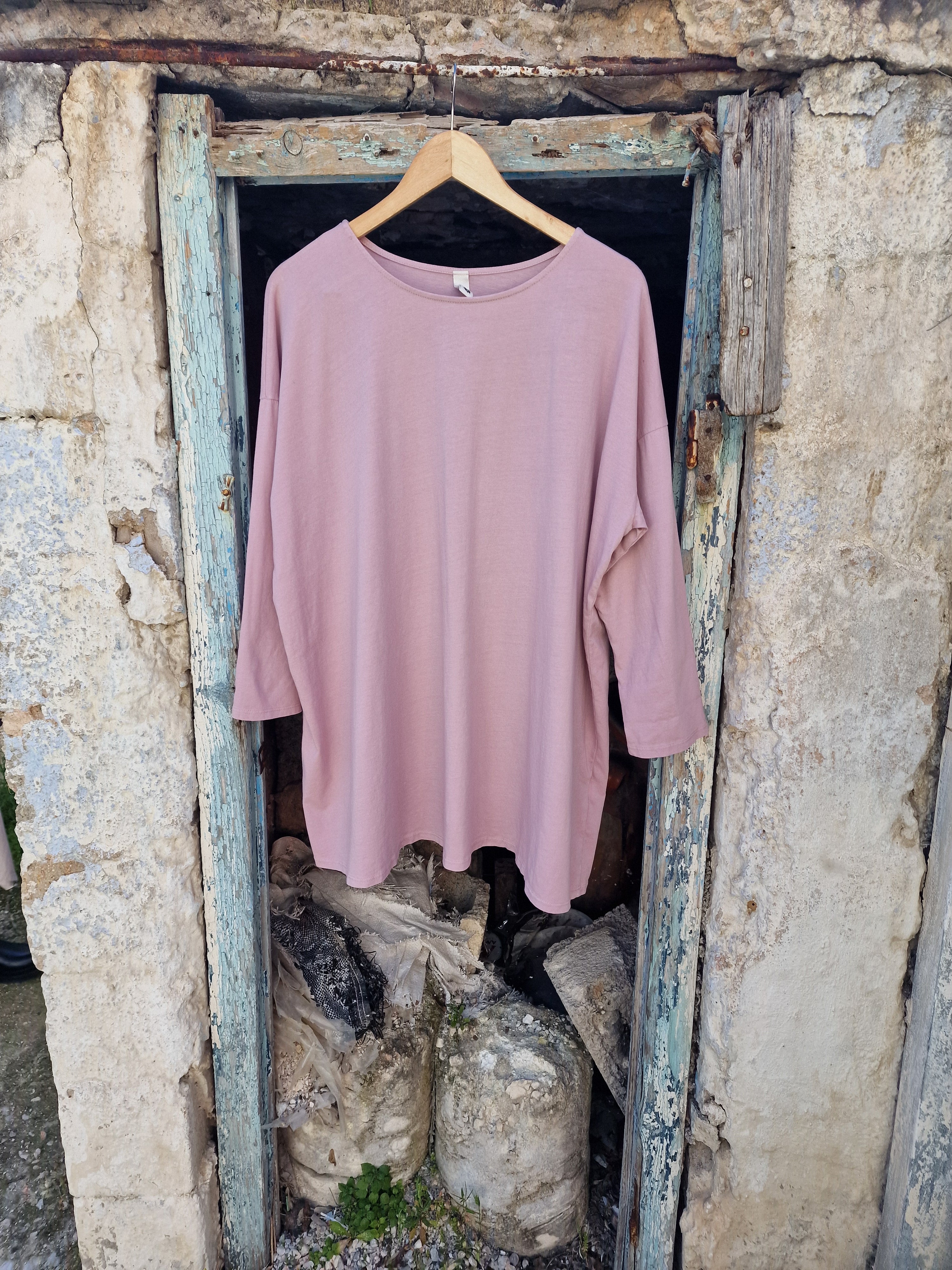 ARCADI Μπλούζα Onesize Oversized σε Άνετη Γραμμή - Bohoskull