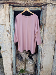 ARCADI Μπλούζα Onesize Oversized σε Άνετη Γραμμή - Bohoskull