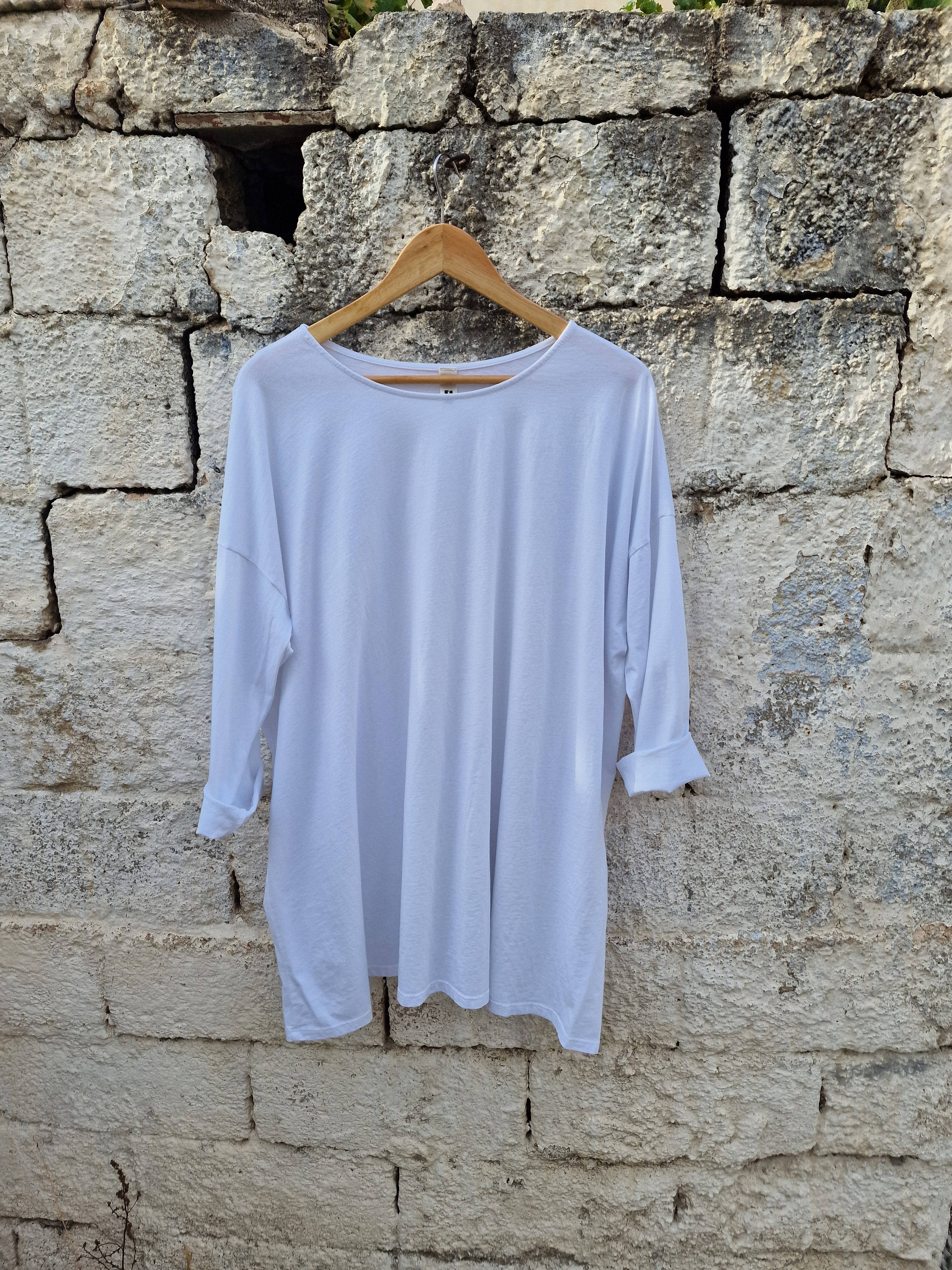 ARCADI Μπλούζα Onesize Oversized σε Άνετη Γραμμή - Bohoskull