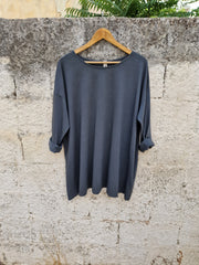 ARCADI Μπλούζα Onesize Oversized σε Άνετη Γραμμή - Bohoskull