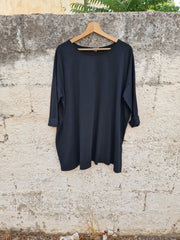 ARCADI Μπλούζα Onesize Oversized σε Άνετη Γραμμή - Bohoskull
