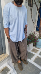 ARCADI Μπλούζα Onesize Oversized σε Άνετη Γραμμή