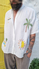 Rasem cotton oversized shirts.