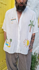 Rasem cotton oversized shirts.