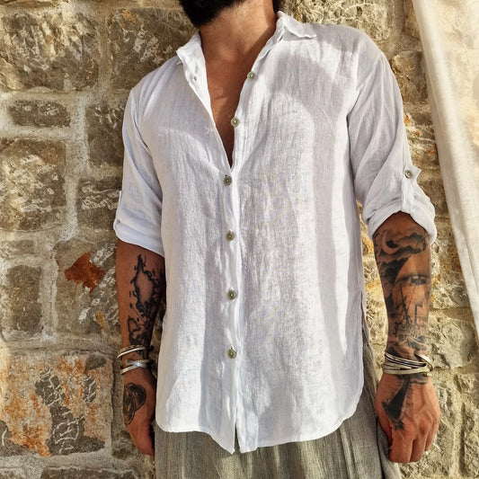 Maikel oversized linen shirt