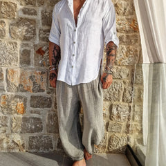 Maikel oversized  linen shirt
