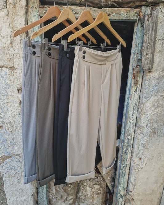 PILAR  υφασμάτινο παντελόνι προς άνετη γραμμή - Bohoskull