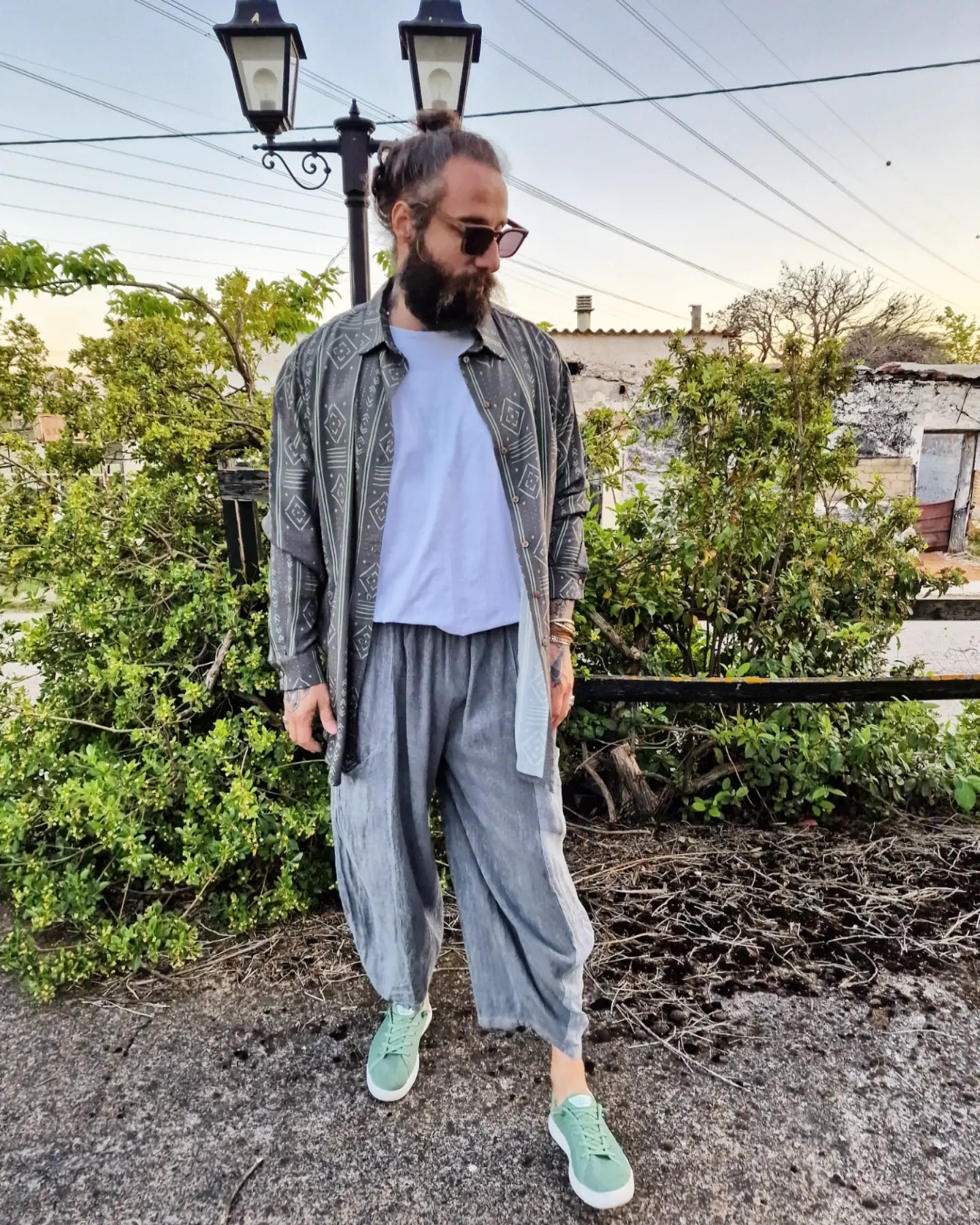 FISHER πουκαμίσα oversized - Bohoskull