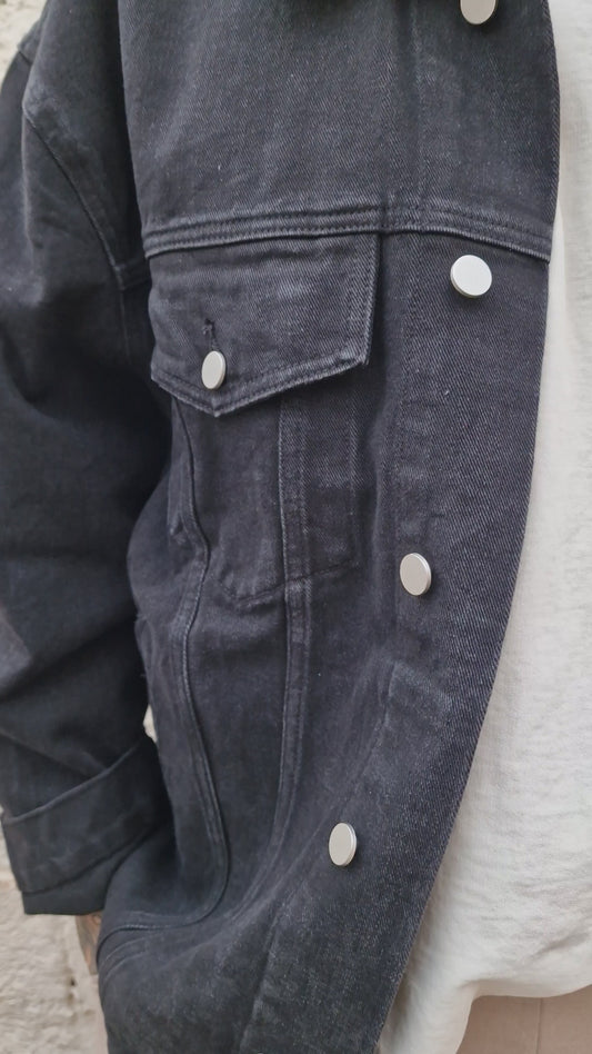 BORG BALLOON JACKET-SHIRT oversized in a very comfortable line