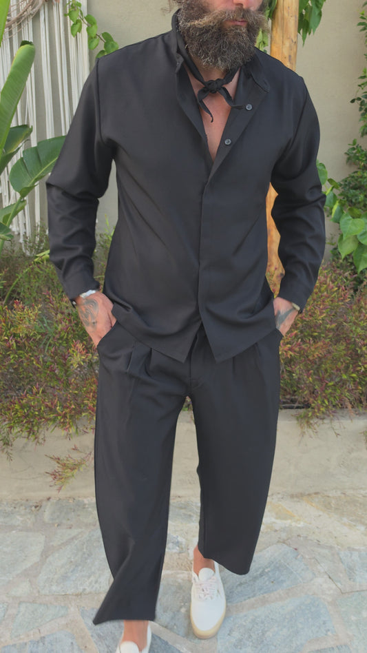 Humza set trousers shirt and scarf