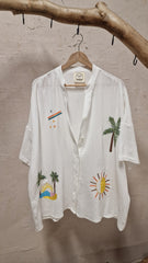 Rasem cotton oversized shirts.