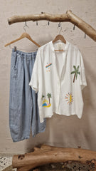 Rasem cotton oversized shirts.