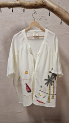 Rasem cotton oversized shirts.