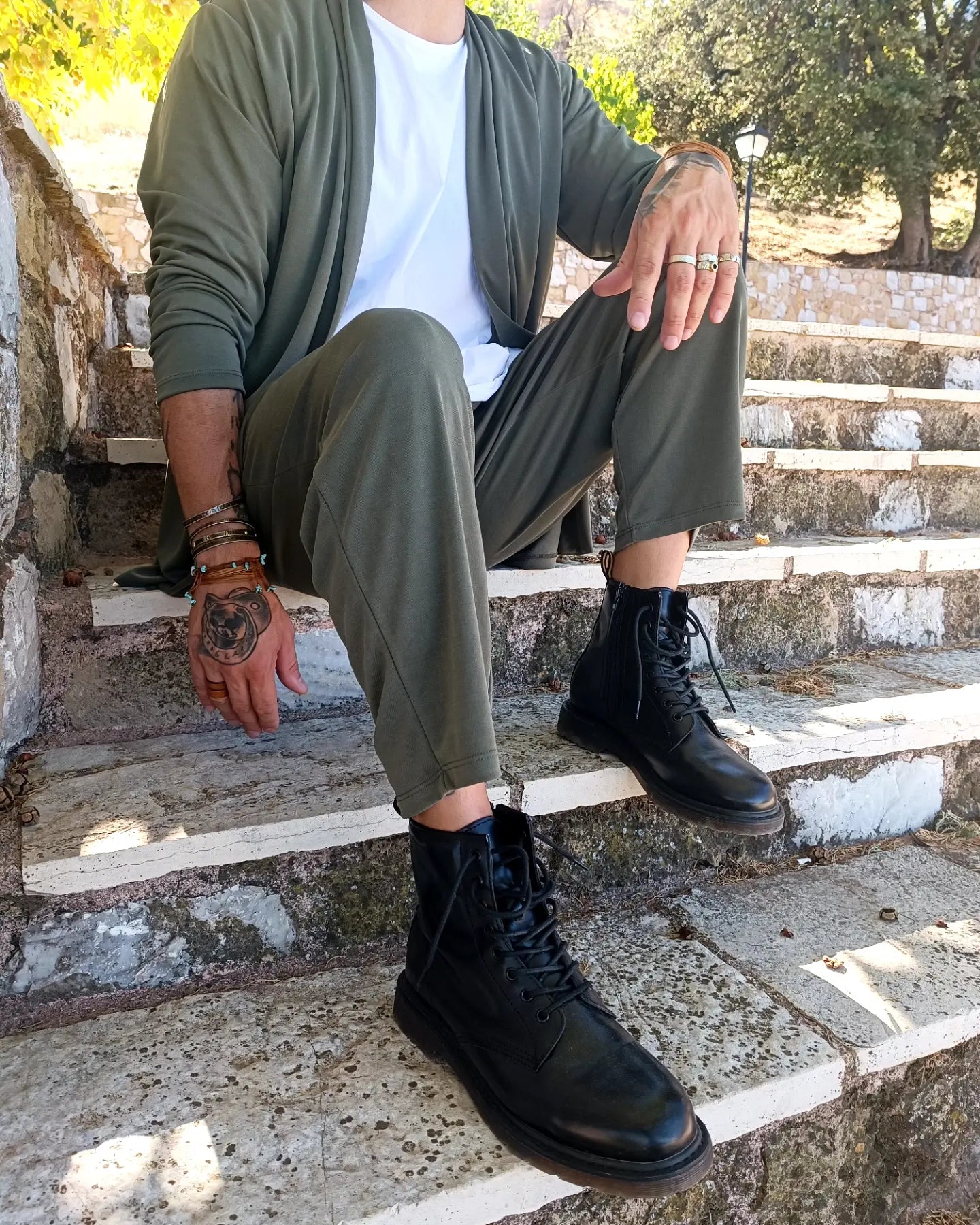 LEONARD παντελόνι σε άνετη γραμμή - Bohoskull