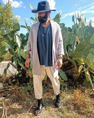 GRIGGIO παλτό one size oversized - Bohoskull